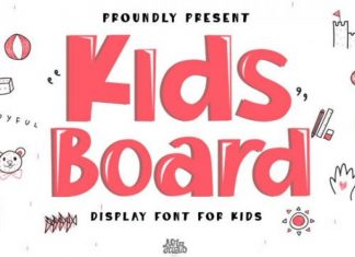 Kids Board Font