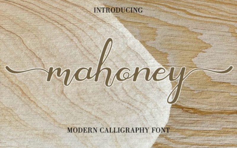 Mahoney Font