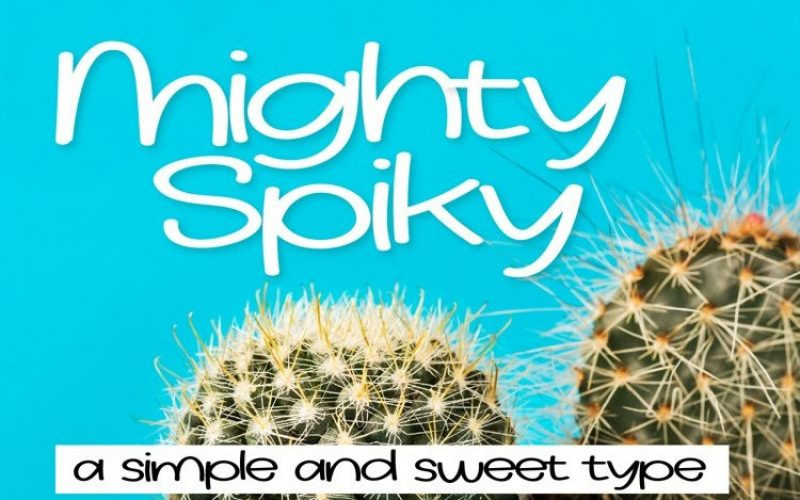 MightySpiky Font