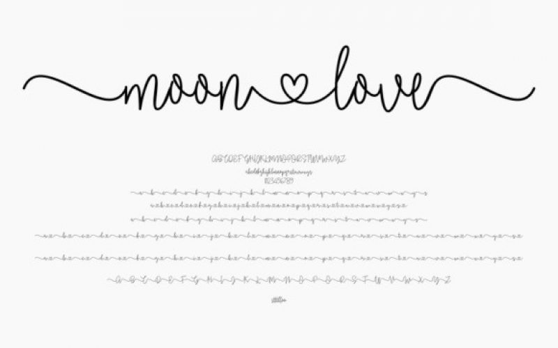 Moonlove Font