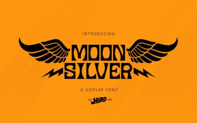 Moon silver Font