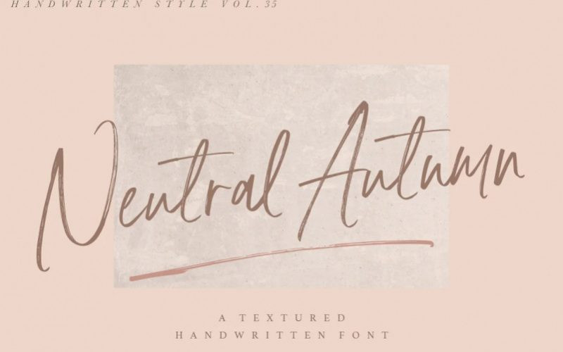 Neutral Autumn Font