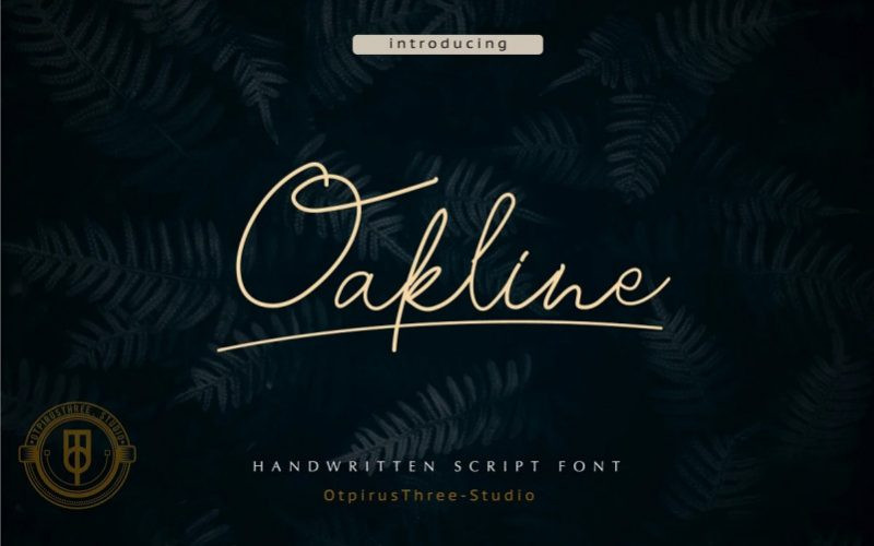 Oakline Font