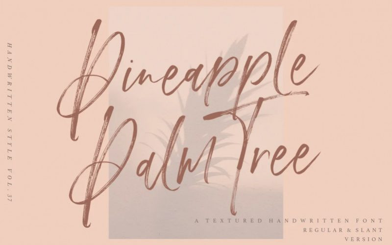 Pineapple Palm Font