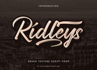 Ridleys Font