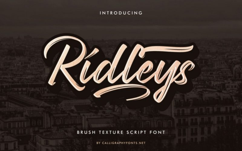 Ridleys Font