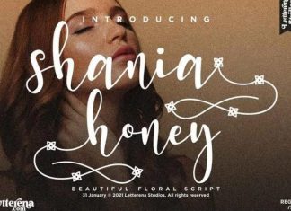 Shania Honey Font