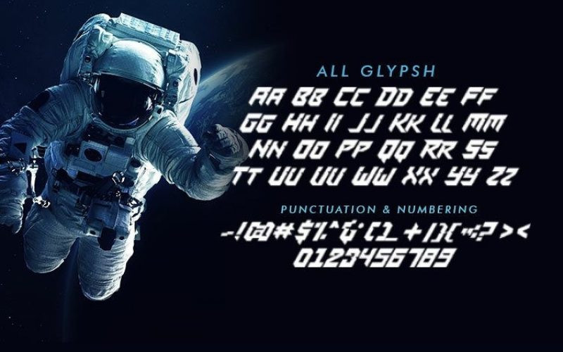 SPACE MISSION Font