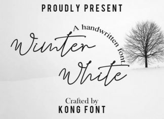 Wimter White Font
