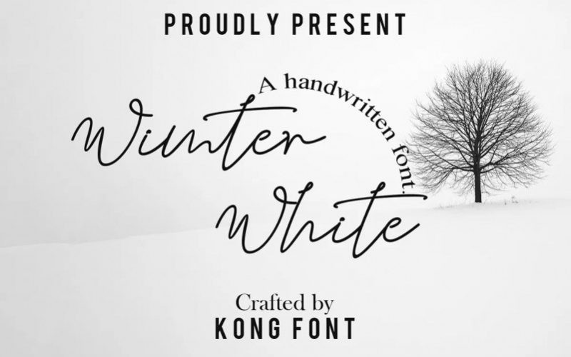 Wimter White Font