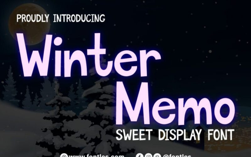 Winter Memo Font