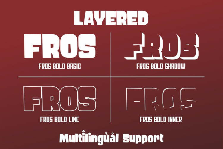 Fros Bold Font