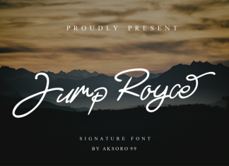 Jump Royce Handwritten Font