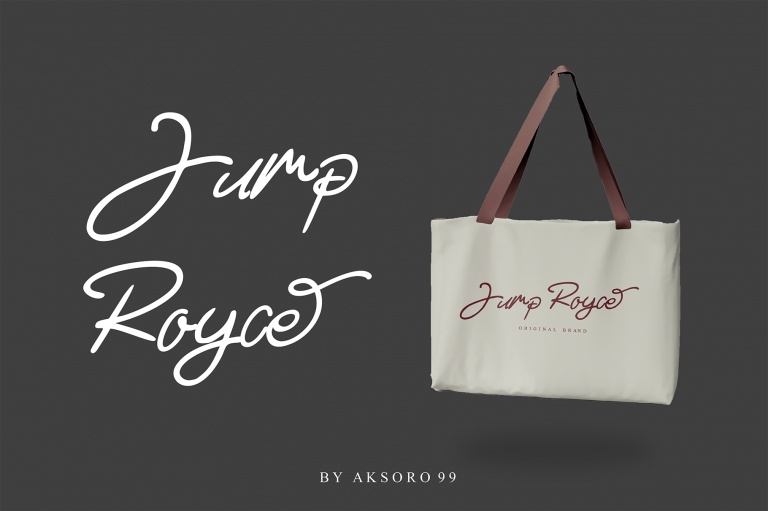 Jump Royce Handwritten Font