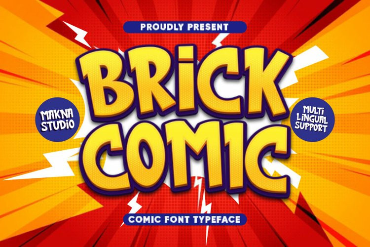 Brick Comic Font