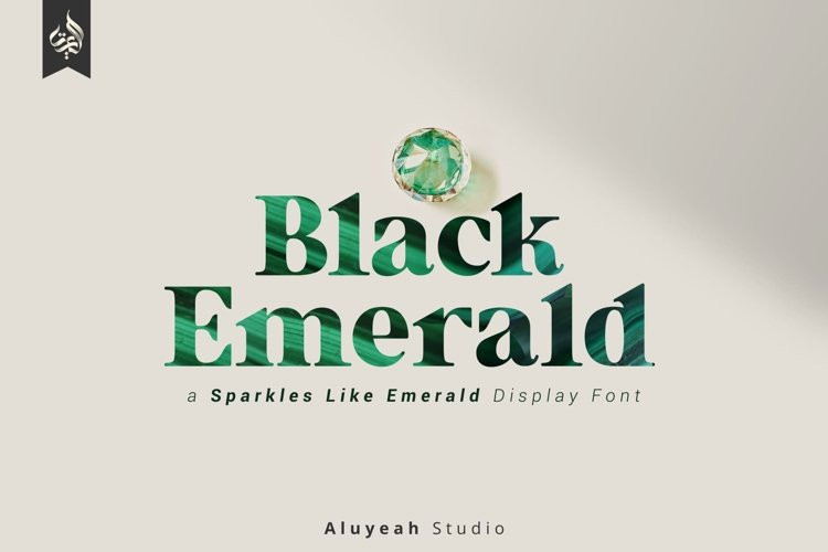 Black Emerald Font