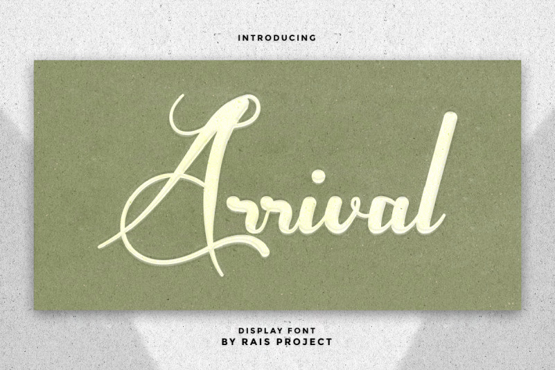 Arrival Font