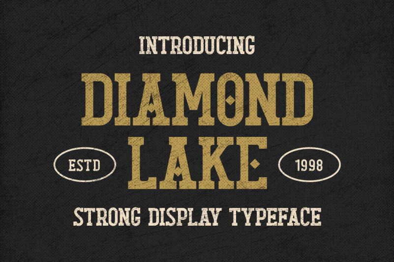 Diamond Lake Font