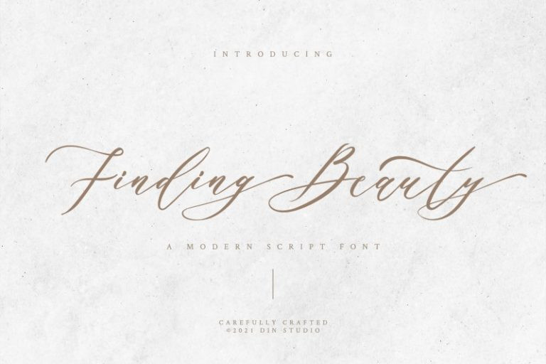 Finding Beauty Font