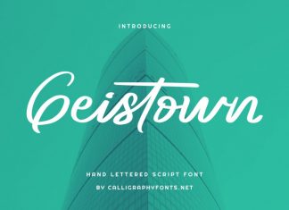 Geistown Font