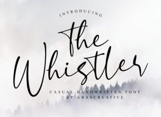 The Whistler Font