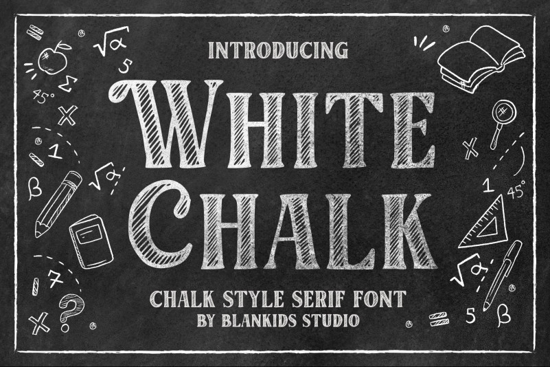 White Chalk Font