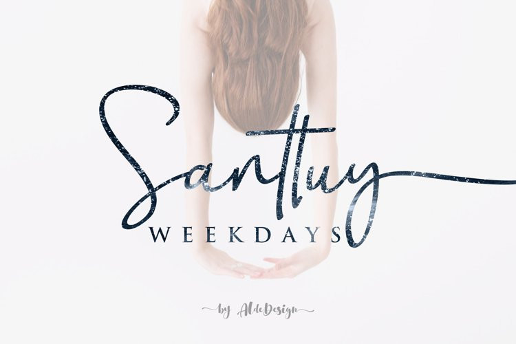 Weekdays Santtuy Font