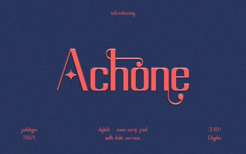 Achone Font