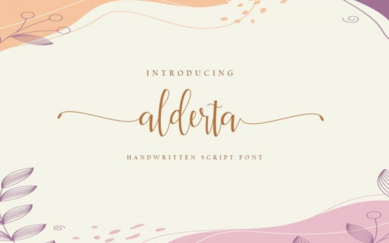 Alderta Font