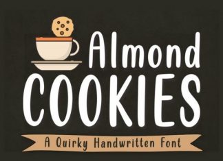 Almond Cookies Font