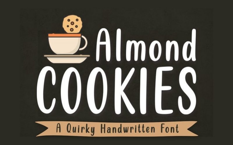 Almond Cookies Font