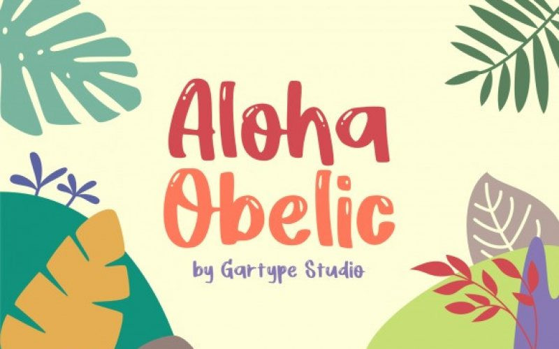 Aloha Obelic Font