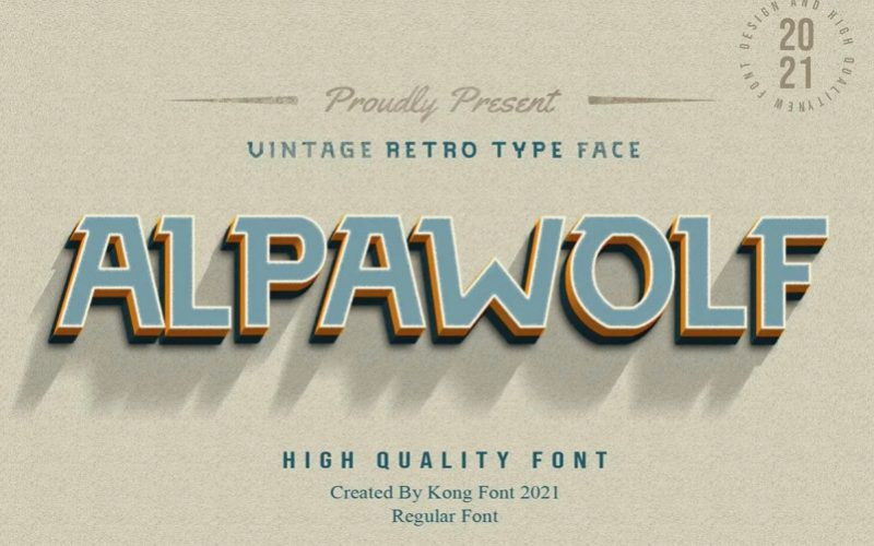 Alpawolf Font