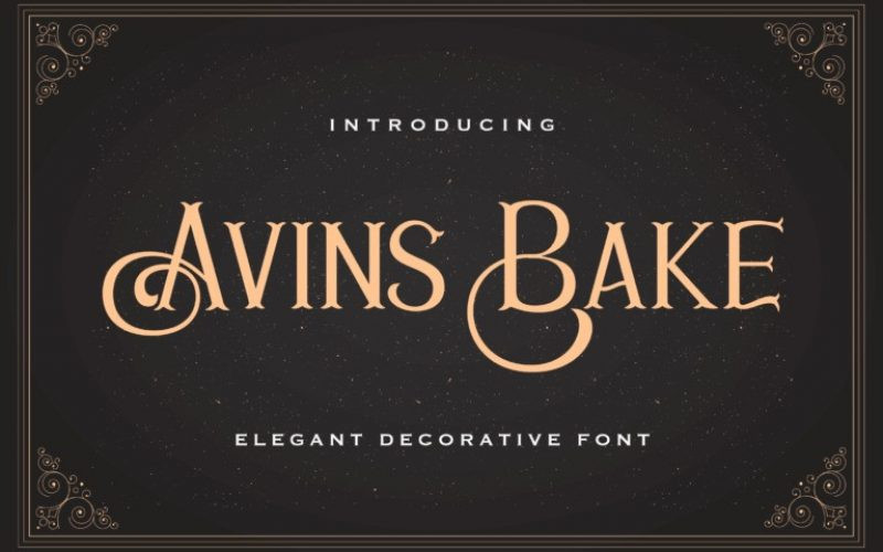 Avins Bake Font