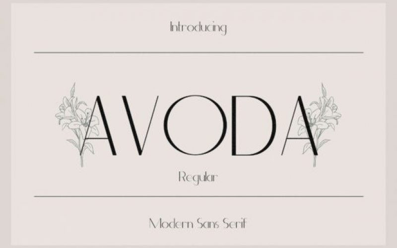 Avoda Font