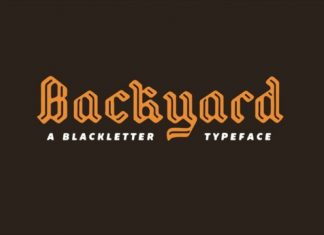 Backyard Font