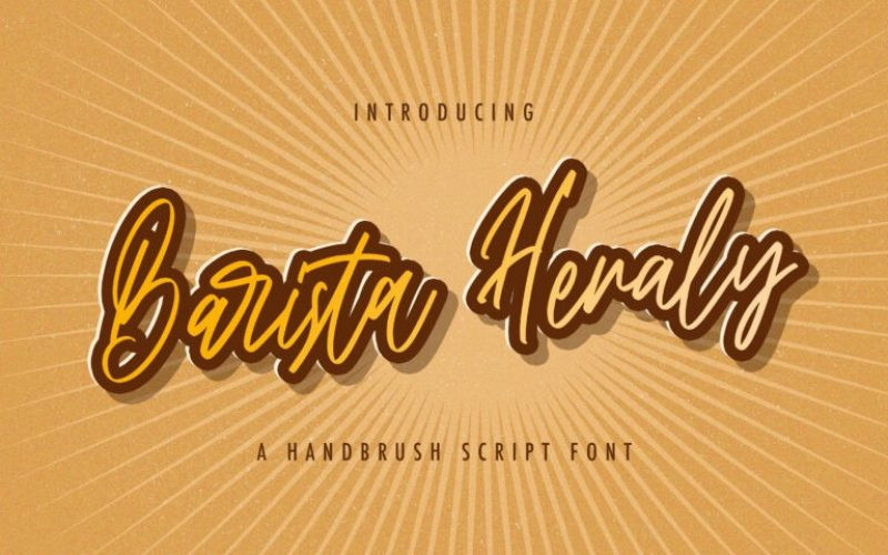 Barista Heraly Font