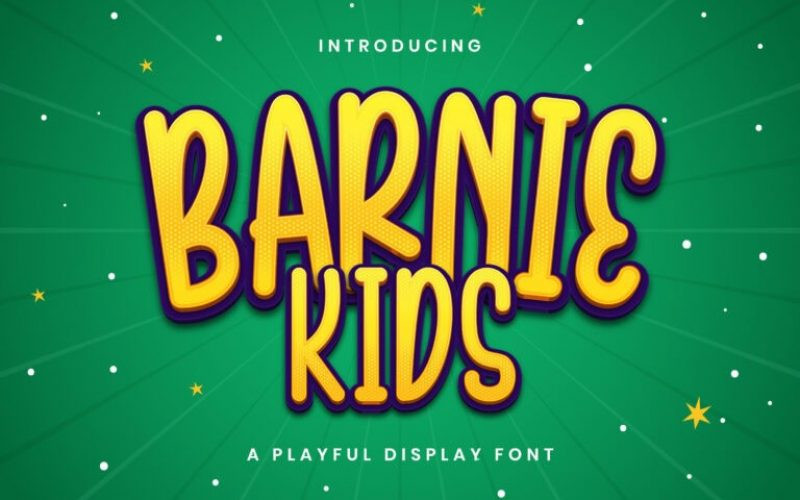 Barnie Kids Font