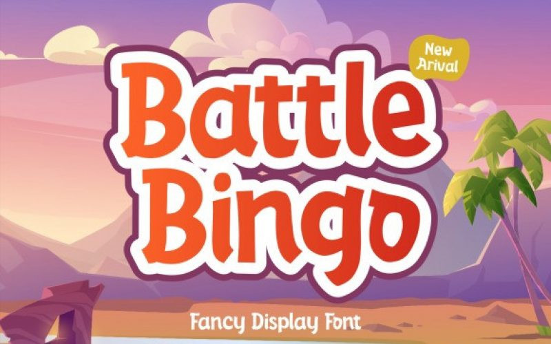 Battle Bingo Font