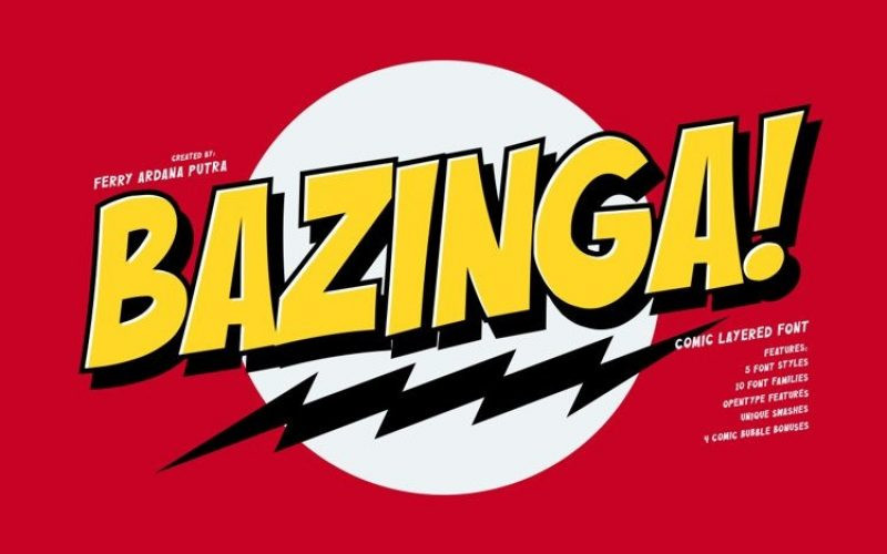 Bazinga Font