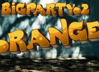 BigPartyO2 Orange Font