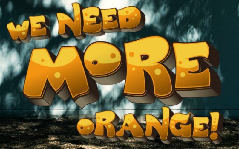 BigPartyO2 Orange Font