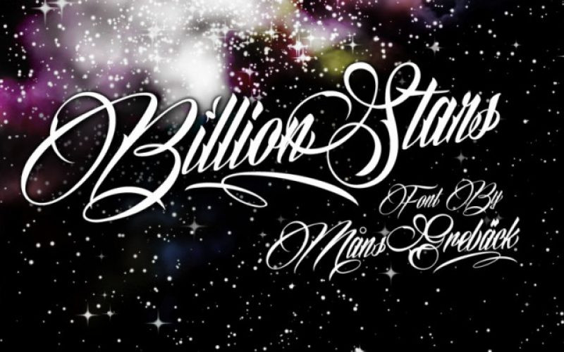 Billion Stars Font