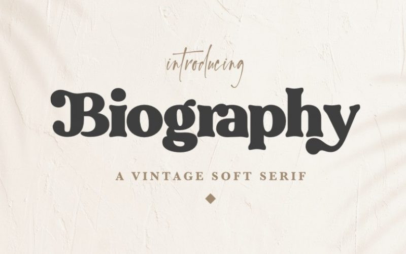 Biography Font