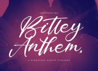 Bitley Anthem Font