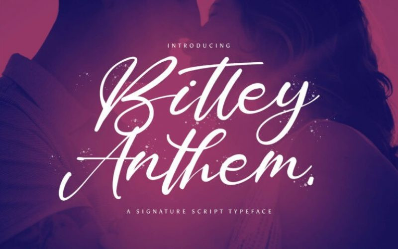 Bitley Anthem Font