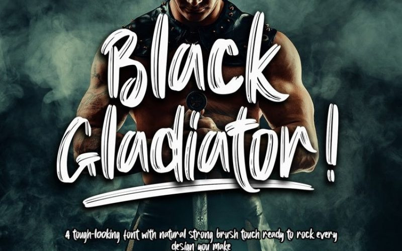 Black Gladiator Font