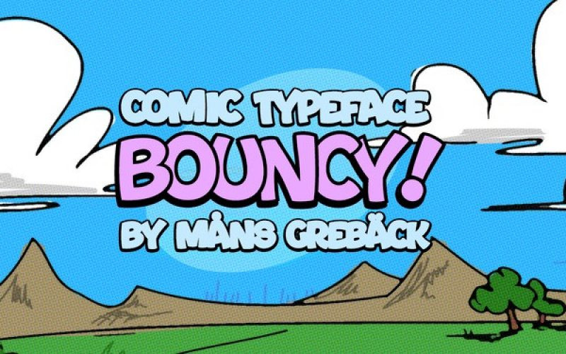 Bouncy Font