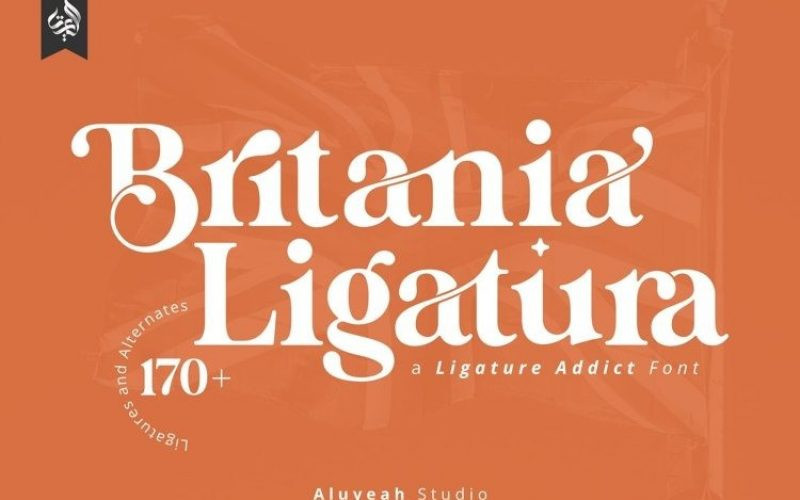 Britania Ligatura Font