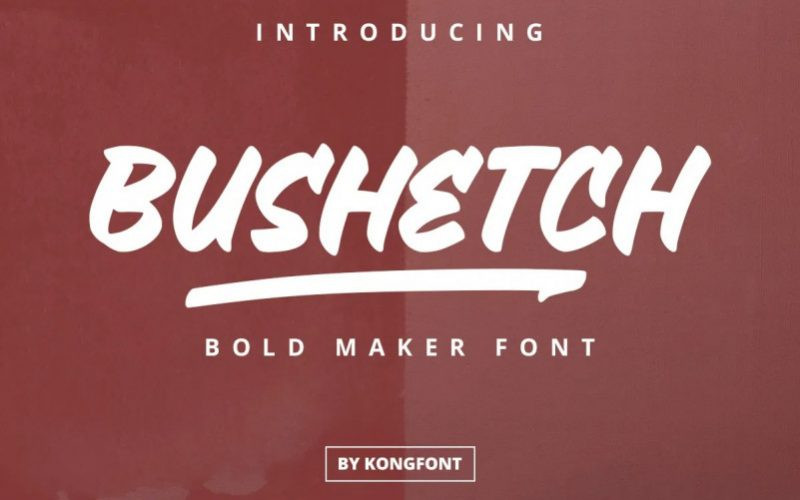 Bushetch Font